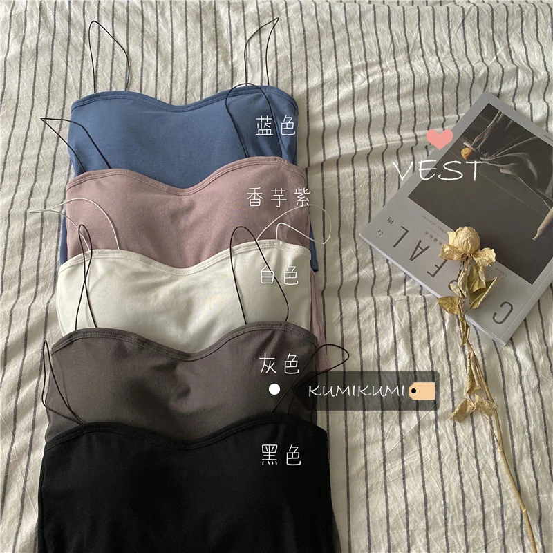 Короткий летний топ без рукавов для студенток Женская приталенная рубашка