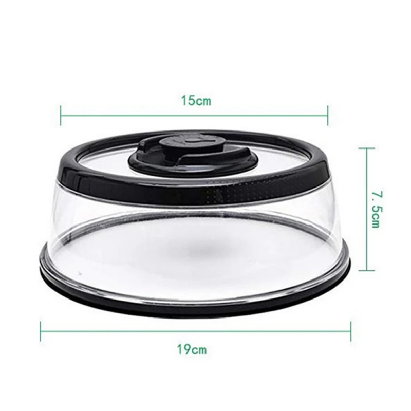 

Food Fresh Keep Plate Food Sealer Kitchen Crisper Lid Instant Cover Vacuum Sealing Refrigerator