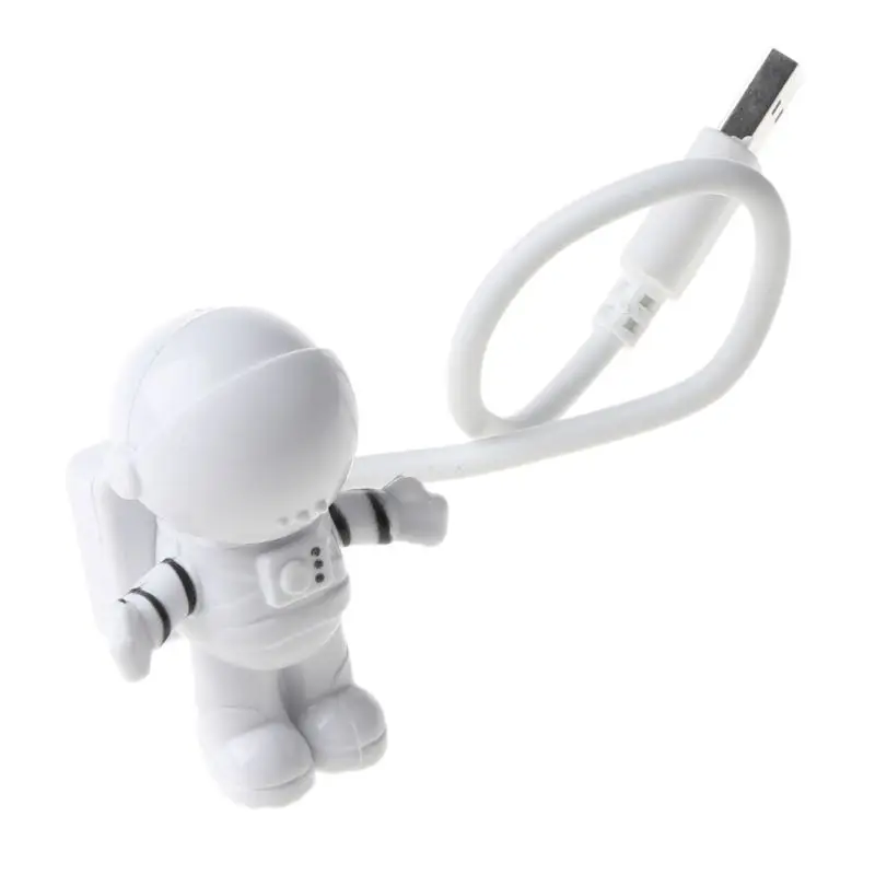 

97BC Creative Spaceman Astronaut LED Flexible USB Light Night Light for Kids Toy Laptop PC Notebook