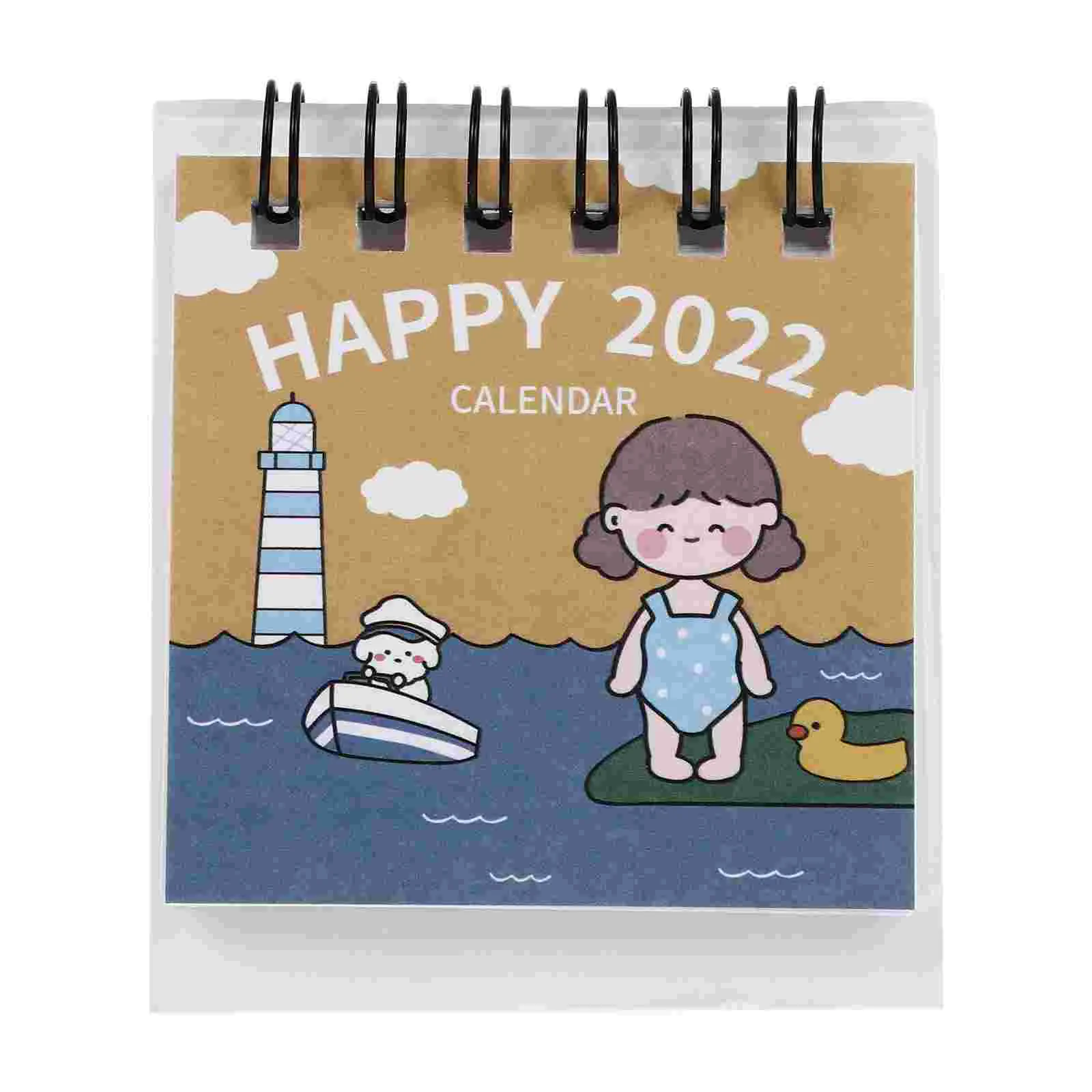 

1 шт., настольный календарь, креативный ежемесячный календарь 2022, планировщик, календарь (разные цвета)
