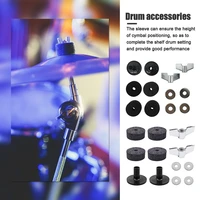 12pcsset drum cymbal felt pads sleeve wing nuts washers kit drum musical instrument replacement parts music accessories