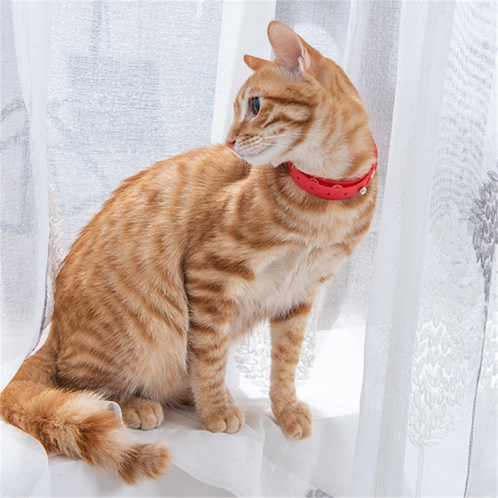 Ошейник для собак и кошек регулируемый пояс снятия клещей капающее средство