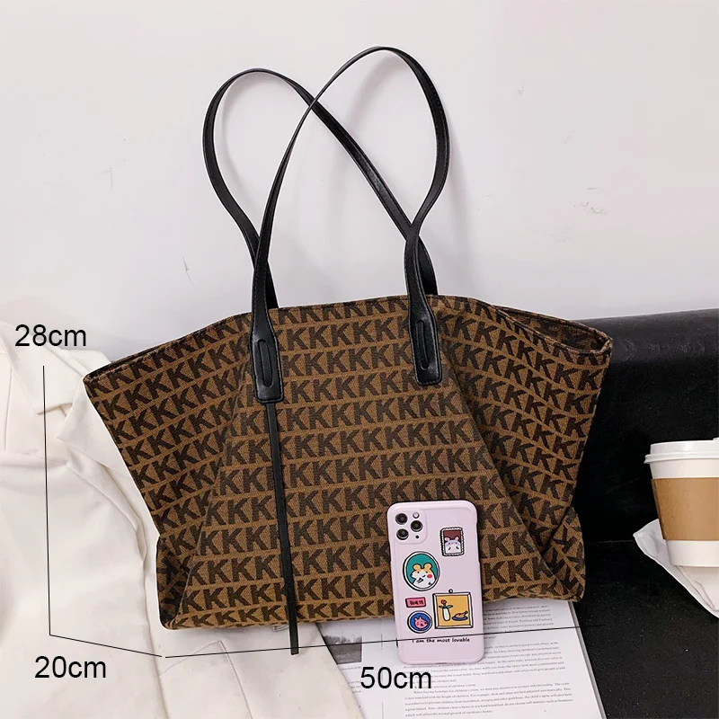 Luxury Brand Tote Bag Women Large Capacity Shopping Fashion Oxford Big Shoulder Shopper Handbags Designer Sac A Main New |