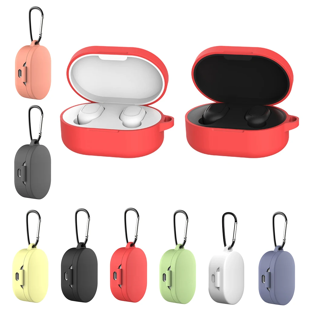 Новинка 2019 силиконовый чехол с пряжкой для Xiaomi Redmi Mi AirDots воздушными точками