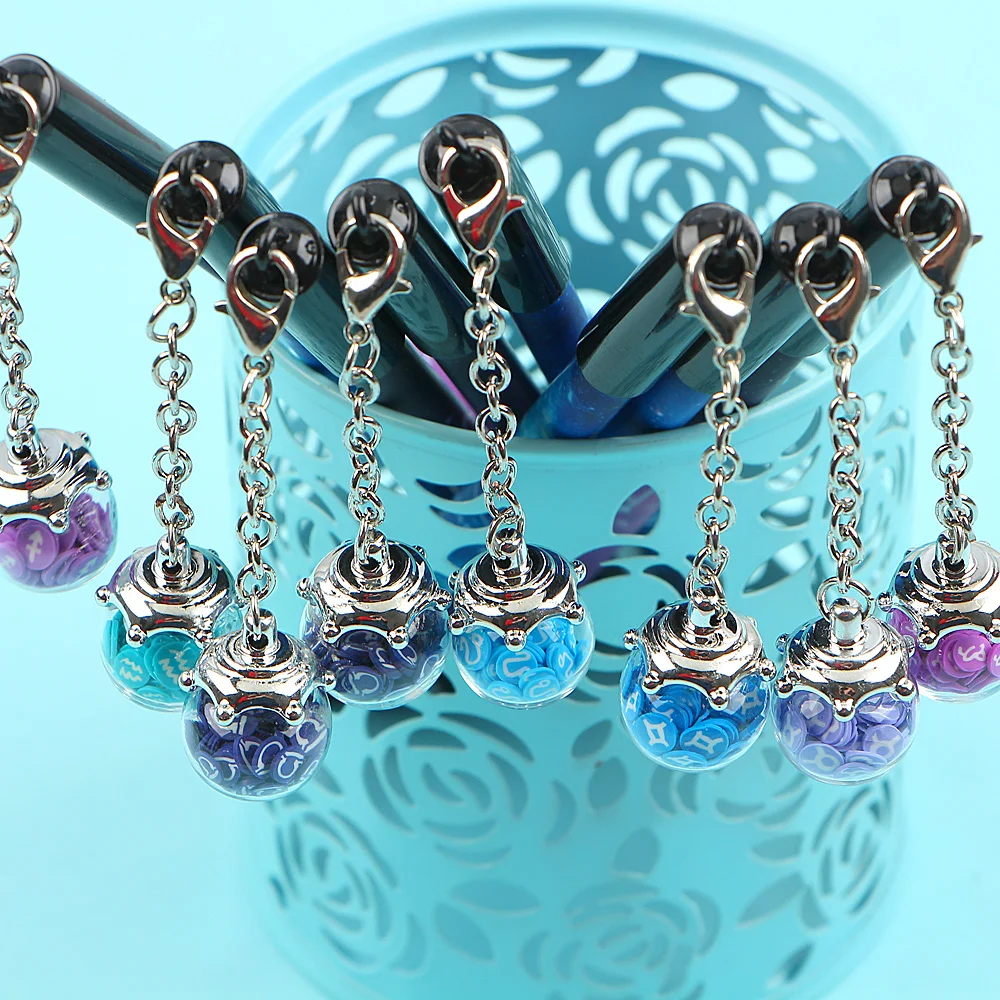 Подвеска в виде двенадцати звезд зодиака подвеска бутылочки желаний чернила для