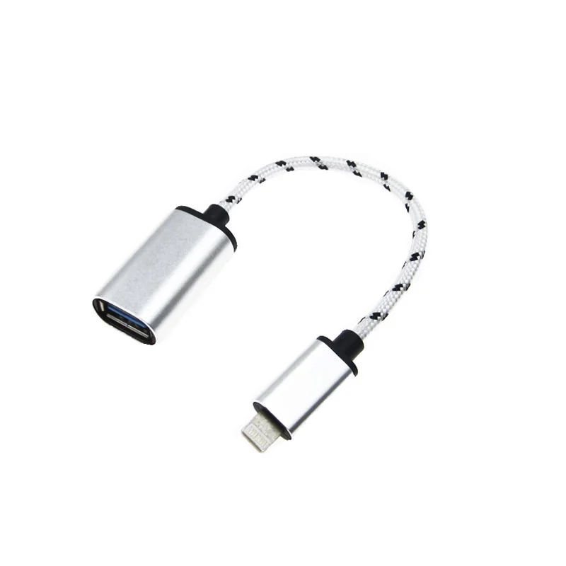 USB 2 узла до 8-Pin Камера Комплект для подключения адаптера OTG кабель для IPad Air 4 свяжитесь с нами