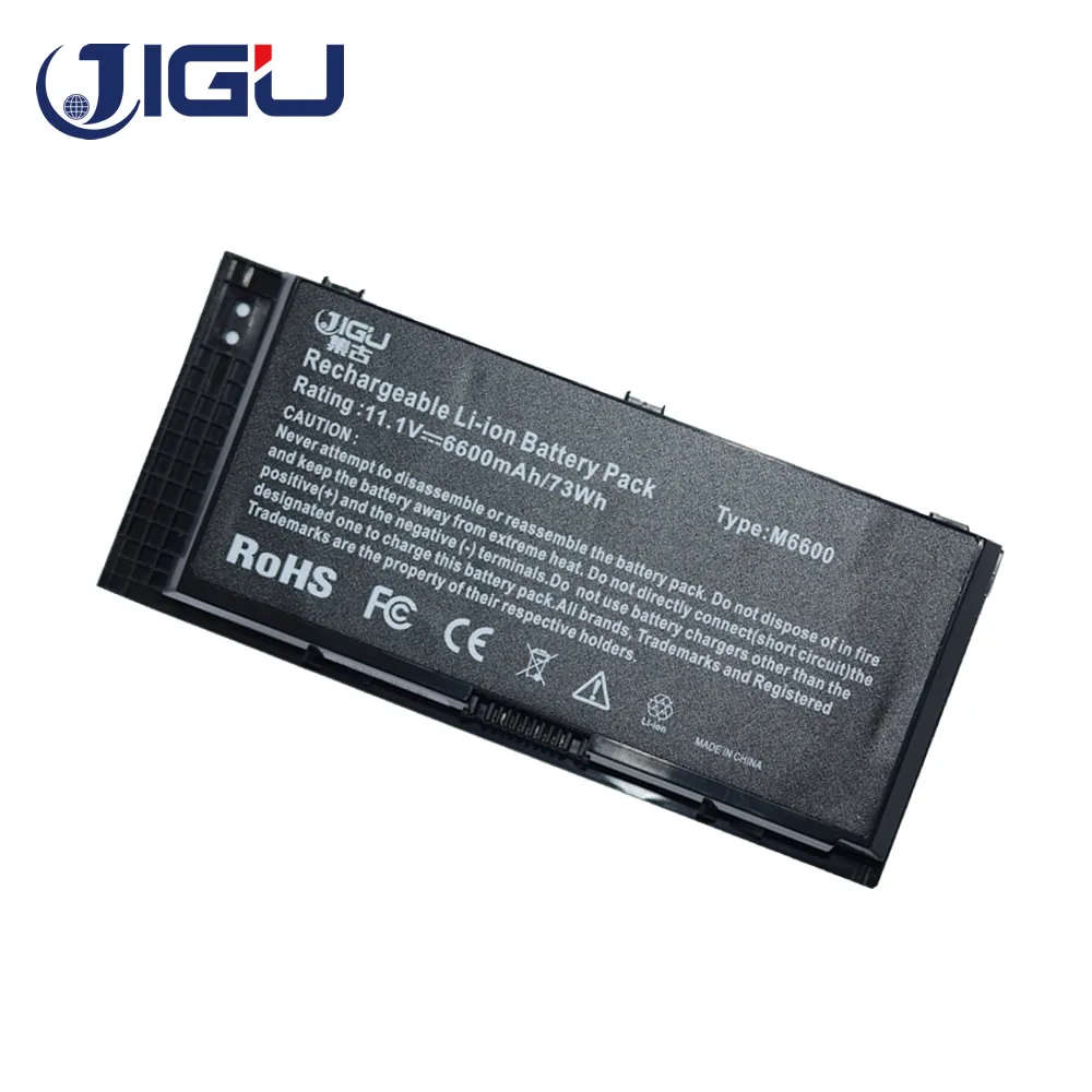 Аккумулятор JIGU для ноутбука M4600 M4700 0FVWT4 0TN1K5 M6600 M6700 Dell Precision 3DJH7 97KRM PG6RC R7PND 9GP08 FV993