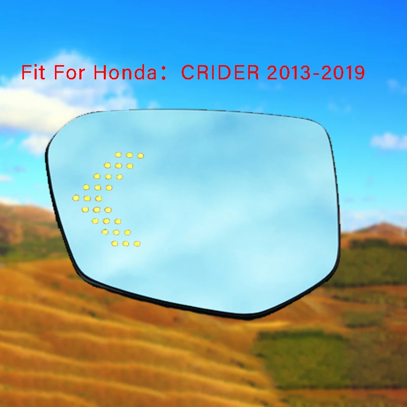 

For Honda CRIDER 2013-2019 Demist Car Rearview Mirror Glare Proof Blue Glasses Led Lamp Heated turn singleLarge view