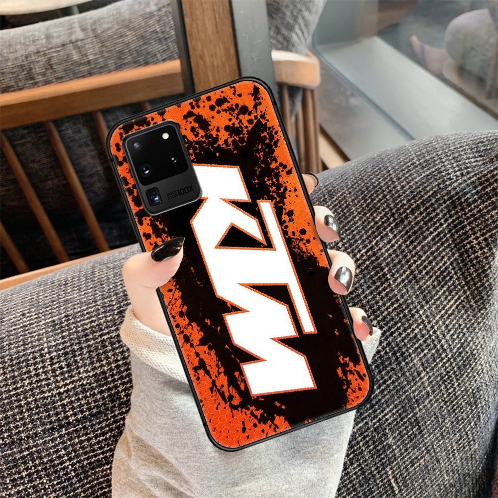 

KTn Phone Case Cover Hull For Samsung Galaxy S 7 8 9 10 e 20 FE edge uitra plus Note 9 10 20 black Cover Soft Coque Pretty Funda