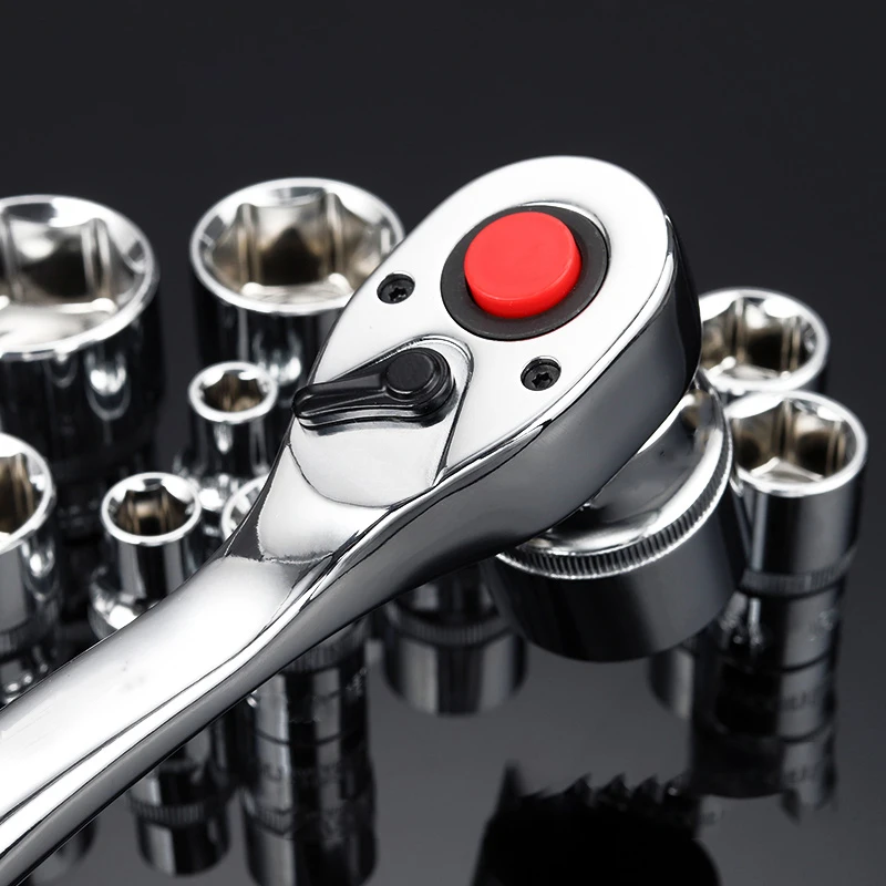 72 Зубы высокий крутящий момент быстрая набор гаечное ключа с изогнутой ручкой