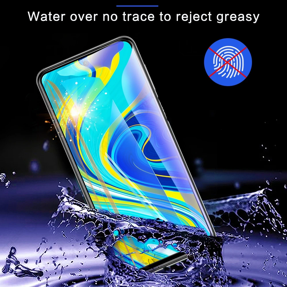 5D круглое изогнутое закаленное стекло для Samsung A51 A71 A70 полная защита экрана