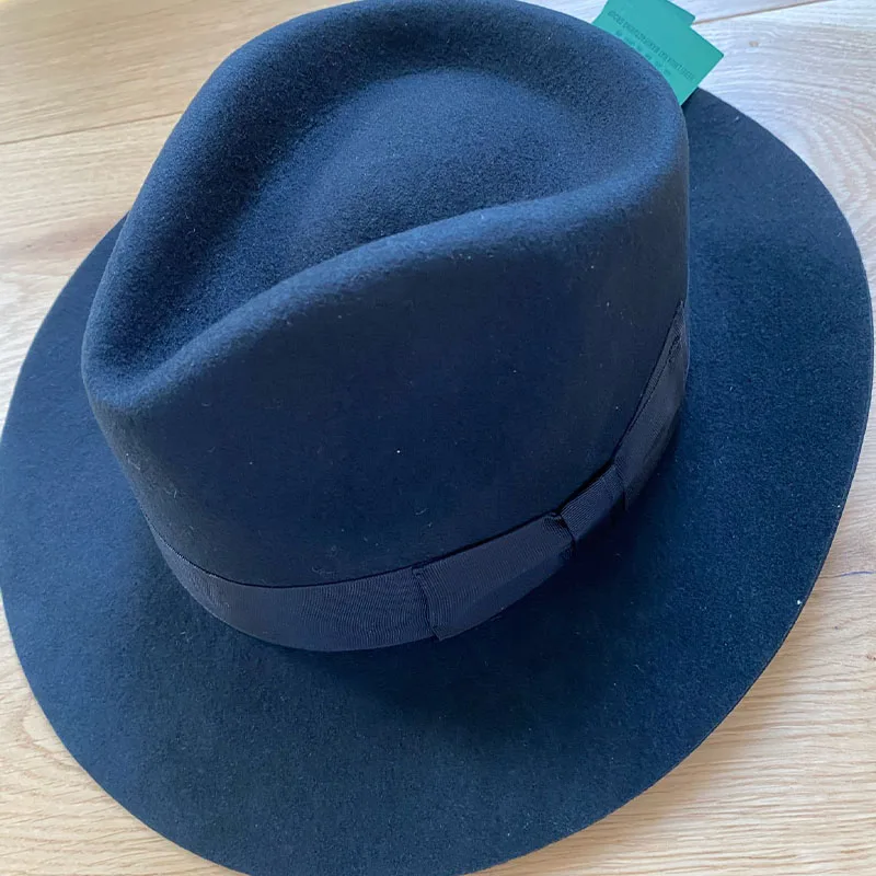 

Wool Fedora Hat Unisex Felt Fedoras Hats Adult Fashion Trilby Hats Popular Headwear Wool Fedora Trilby Hats Man's Cap B-8130