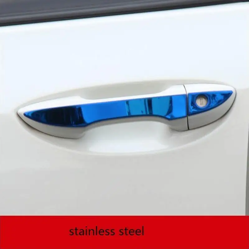 Автомобильная автомобильная решетка ручка внешний аксессуар для двери наклейки