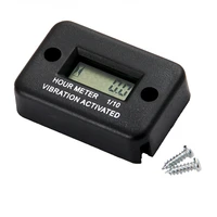 new vibration hour meter with battery timer with induction portable motorcycle digital meter jet ski timer accumulator