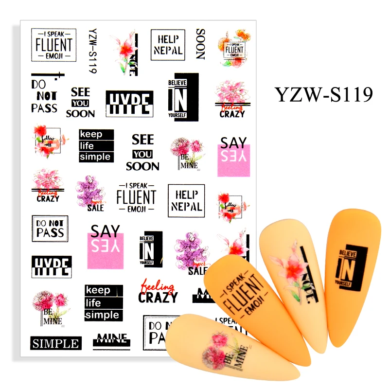 

2021 New Fruit Stickers For Nails Green Watermelon Strawberry Lemon Avocado Decal Temporary Tattoo DIY Summer