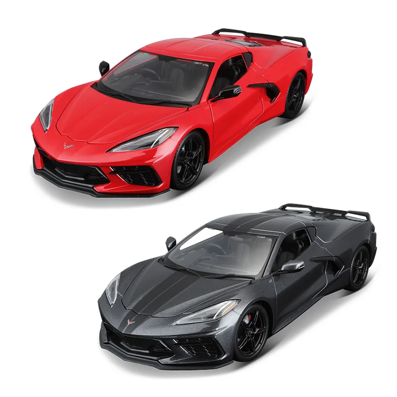 Maisto 1:18 2020 Corvette C8 Stingray модель автомобиля из сплава имитация коллекция украшений