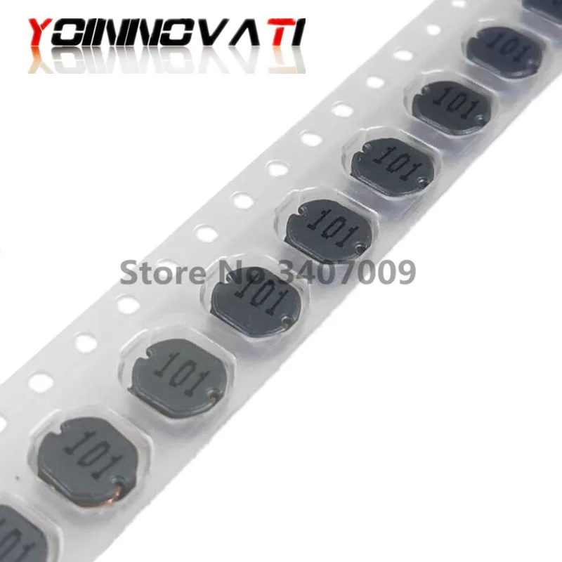 10pcs/lot CD53 100UH (101) SMT Power Inductor Choke Coils 5.8*5.2*3 YOINNOVATI|Индукторы| |
