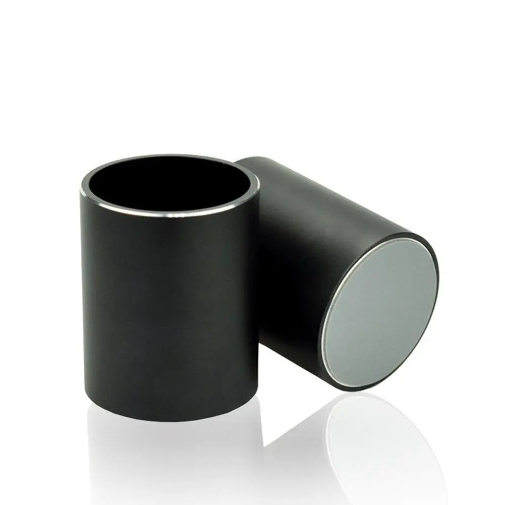 

Round Pen Holder Aluminum Alloy Cosmetic Brush Container Desktop Decoration For Home School Office Decoration Stationery Gift