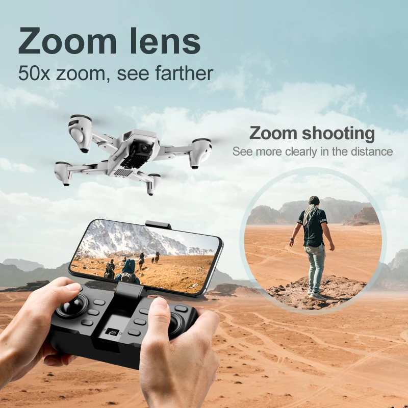 

S103 Pro Drone Aerial Photography With 4K Camera RC Quadcopter Drones HD 4K GPS 5G WIFI FPV Foldable Dron Helicopter Toy SG906