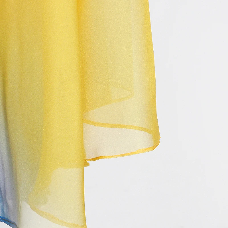 

TWOTWINSTYLE Lace Up Bowknot Sling Dress For Women V Neck Sleeveless High Waist Patchwork Hit Color Maxi Dresses Female Fashion