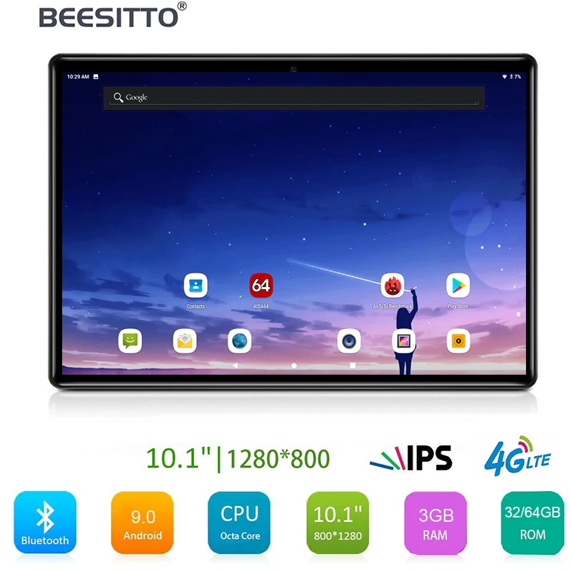 Новинка 10 дюймов Android 9 0 4G FDD LTE мобильный телефон планшет 32/64GB Встроенная память 3