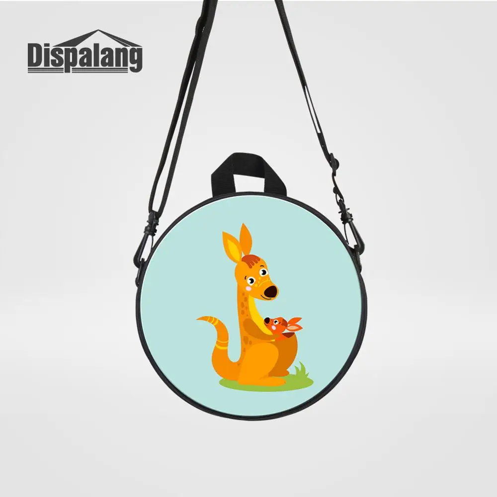 Backpack21 Dispalang новые Мультяшные детские сумки-мессенджеры с принтом лисы для девочек милые животные круглые Rugtas детские мини сумки через плечо - Цвет: Backpack21