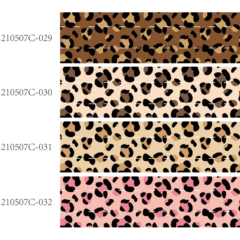

Wholesale Leopard Pattern Printed Grosgrain Ribbon (50 yards/lot) for DIY Hair Bow Craft Gift