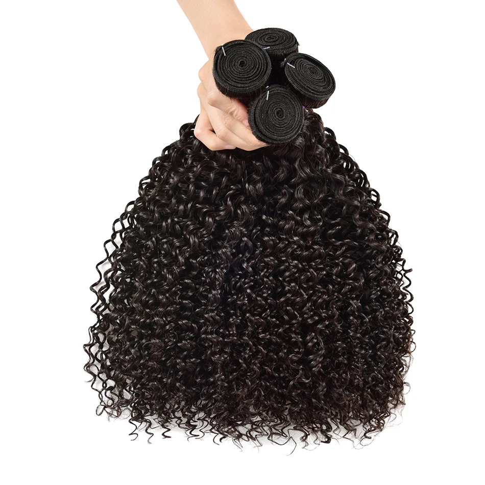 20PCS WholeSale Price Bundles Deals Kinky Curly Brazilian Hair 100% Unpressed Human Virgin | Шиньоны и парики