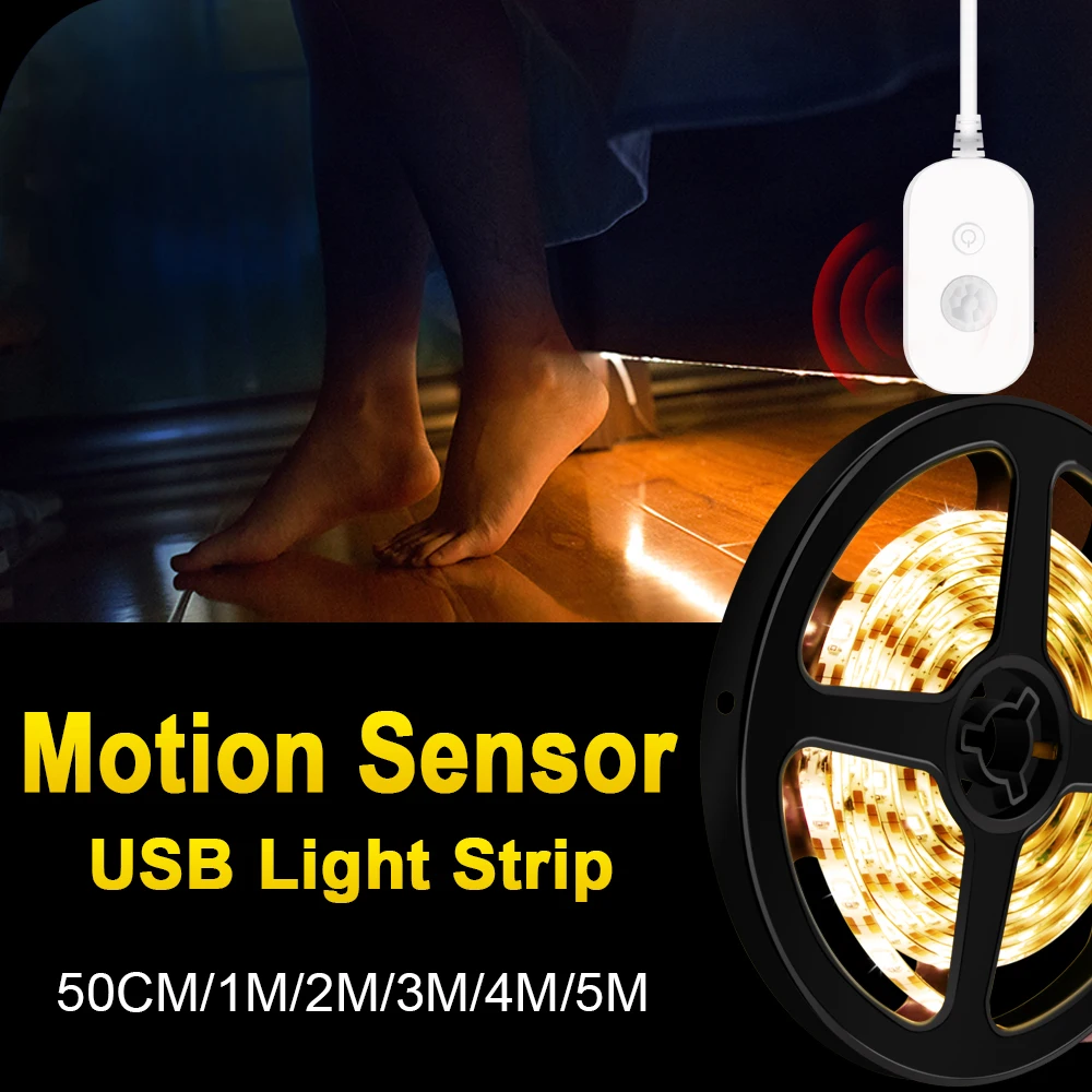 

DC 5V LED Lamp Tape USB Flexible Light Strip LED Waterproof Ribbon 0.5M 1M 2M 3M 4M 5M TV Backlight Light Living Room Decoration