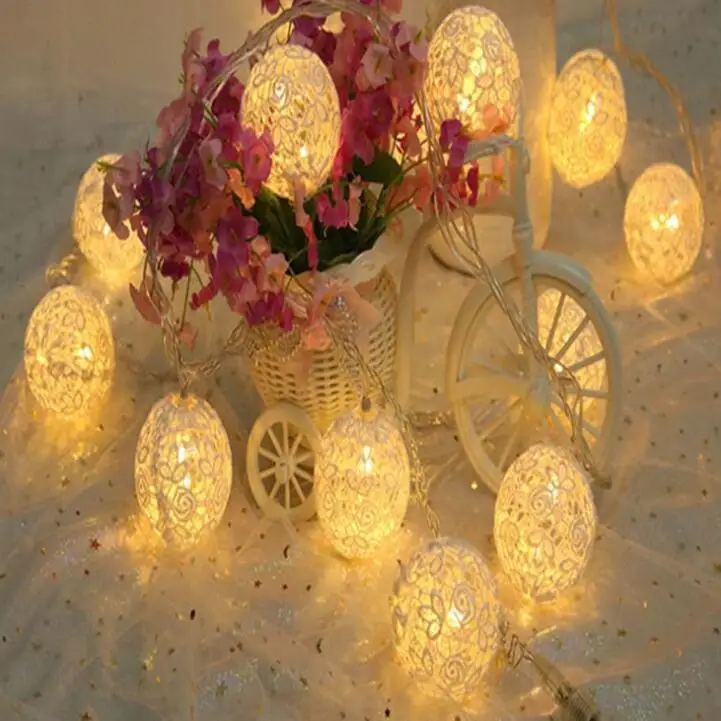 

Christmas decorative lamp LED lace ball lamp string battery lantern