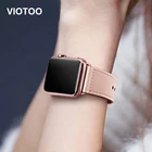Ремешок из натуральной кожи для Apple Watch Series 5 4 3 2 1, роскошный кожаный браслет VIOTOO, 38 мм 40 мм