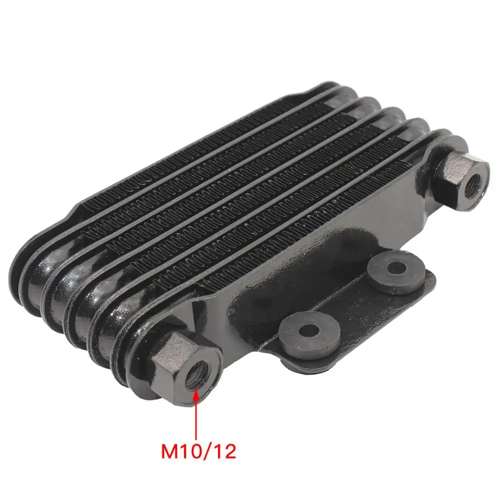 Масляный радиатор Acouto алюминиевый охлаждения двигателя 85 мл для мотокросса