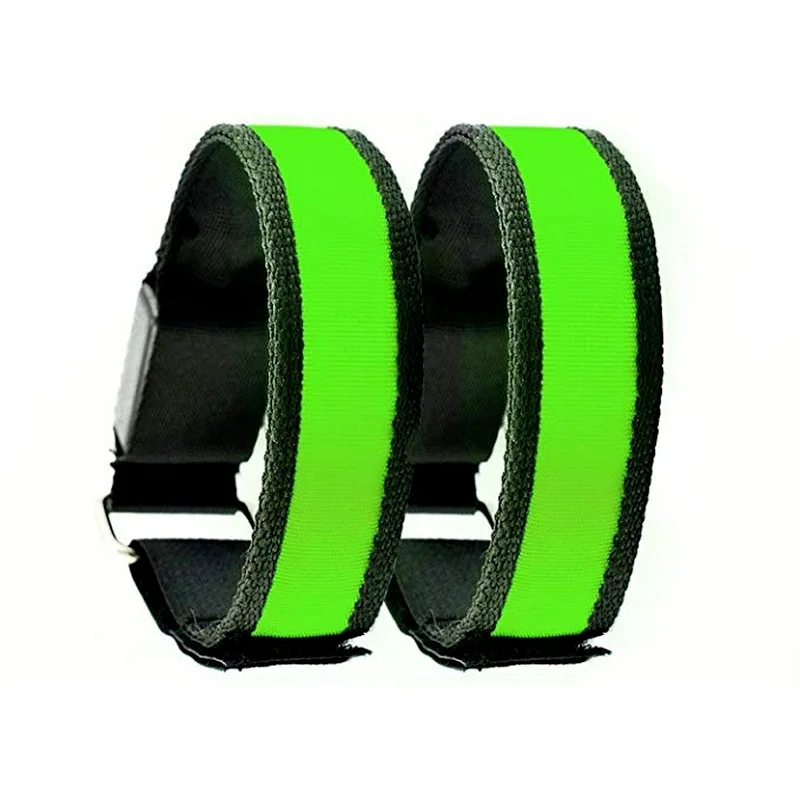 

2 Pack Running Light Sports LED Wristbands Adjustable Glowing Bracelets for Runners Joggers Cyclists Riding Safety Bike Bicycle