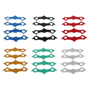 4 шт., Защитная Прокладка для скейтборда из алюминиевого сплава, длинная доска, защита от погружения, оборудование для пилинга