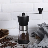 new ceramic grinding core washable grinder manual handmade coffee bean burr grinder manual food herb grinders gadgets bottle