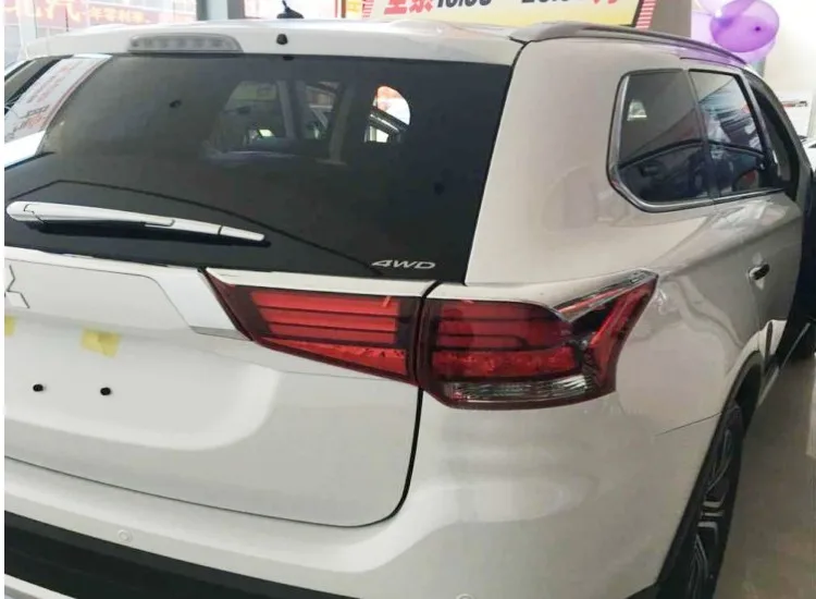 Для Mitsubishi Outlander 2016 2017 2018 2019 Задние световые полосы ABS хромированный пластик