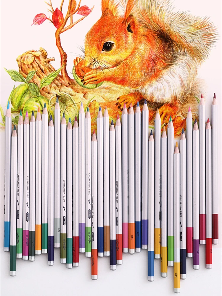 24/36/48/цветной карандаш масляный водорастворимый художественная цветная ручка