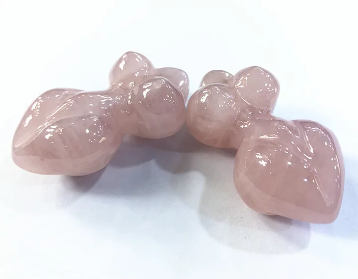 Подлинная Подвеска из розового кварца оптовая продажа розовые кварцевые