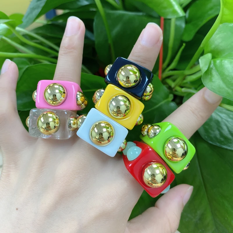 10 шт./партия латунные кольца на палец