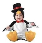 Маскарадные костюмы пингвина для маленьких мальчиков и девочек, детские костюмы на Рождество, Хэллоуин, боди для новорожденного, реквизит для младенца