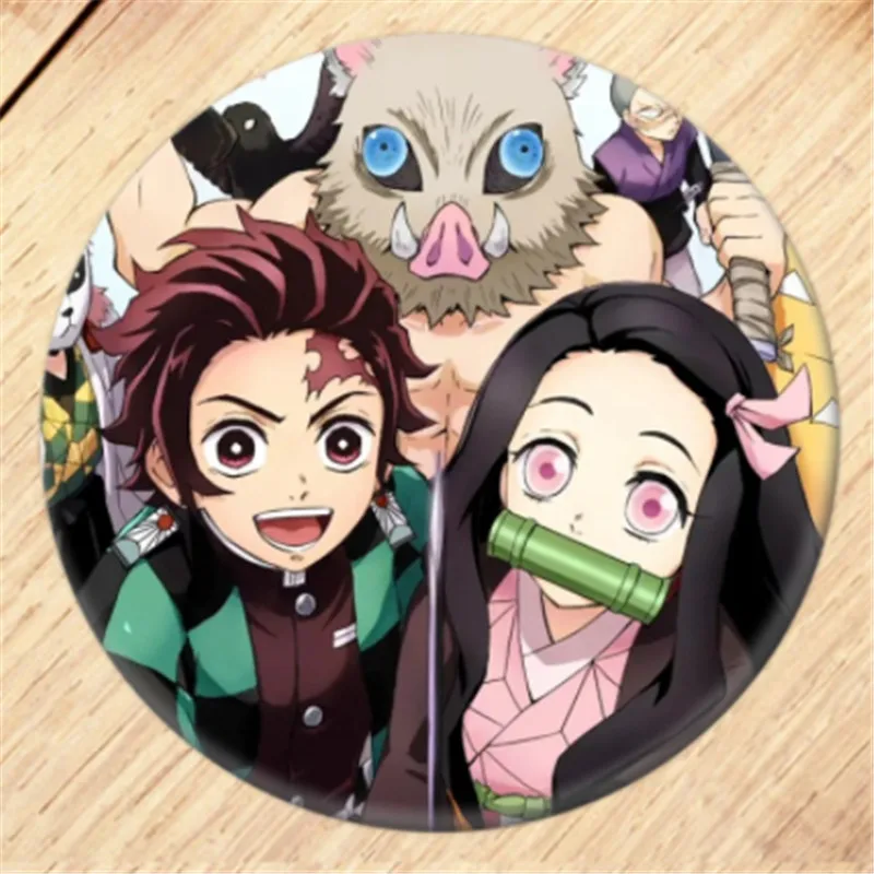 Прямая поставка брошь в стиле аниме рассекающий демонов: Kimetsu no Yaiba значки на