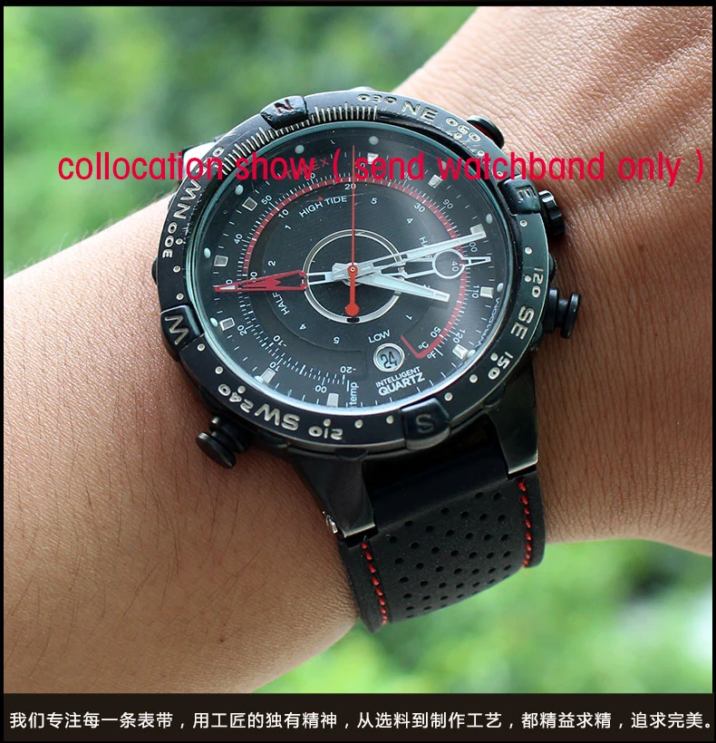 Для мужских часов Timex T49859 | T2N720 | T2p141 | T2n722 | 723 | 738 | 739 водонепроницаемый резиновый ремешок 24*16 мм наконечник с инструментами сережки-гвоздики