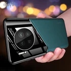 Mate 40 10 30 20 X XUANYAO оригинальный роскошный Магнитный кожаный чехол для Huawei Mate 20 10 9 40 Pro Plus чехол силиконовая мягкая рамка