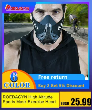 ROEGADYN мужская маска для тренировки высоты/Crdio/тренировки на выносливость для бега/тренировки/фитнеса, Спортивная маска для тренировок на половину лица, тренировочная маска