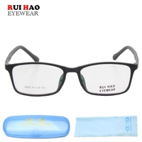 rui hao eyewear brand optical eyeglasses frame men rectangle glasses frame unisex super light tr90 material 6005
