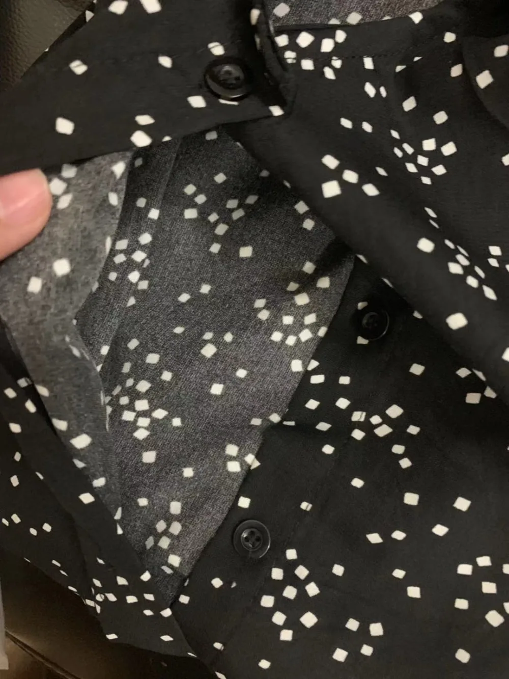 Vestidos, Осенние Для женщин Винтаж печатных платье с длинными рукавами и круглым вырезом, в черный горошек для маленьких девочек Повседневное шифоновое платье с эластичной резинкой на талии, а-силуэт длинное платье