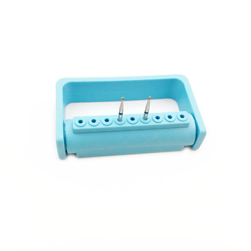 1 шт. держатель для зубных буров с 9 отверстиями|Модель зубов орто-металлическим