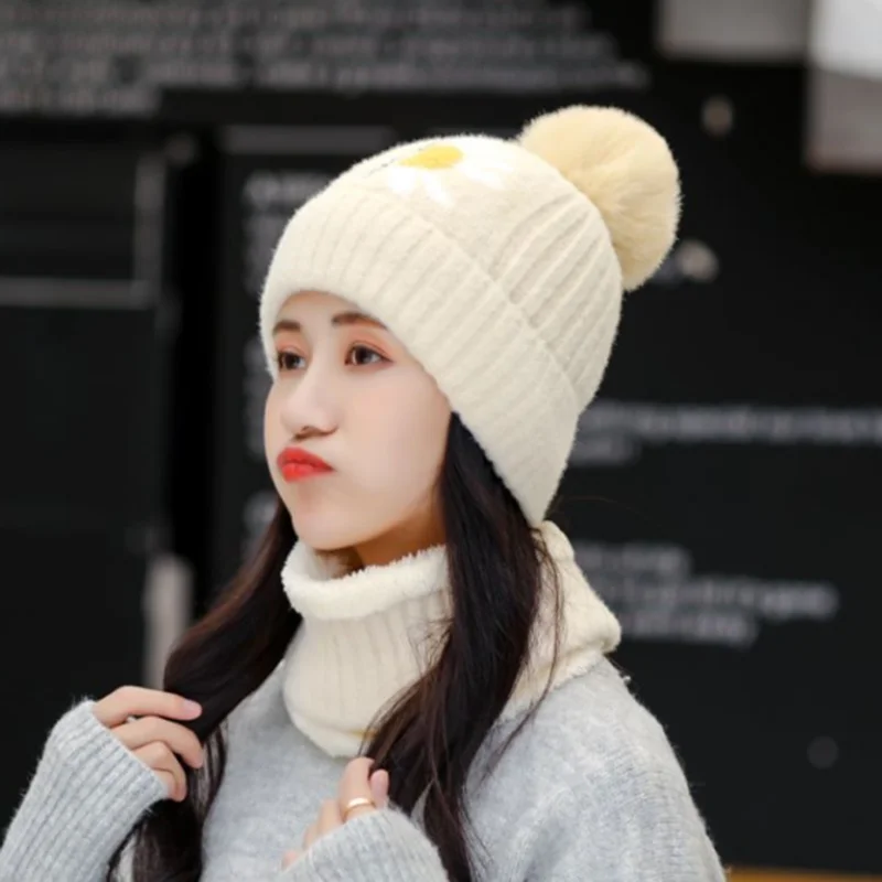 Новая зимняя шапка и шарф комплект ювелирных изделий для женщин осень зима