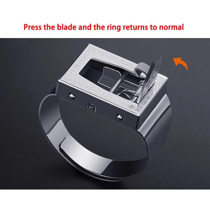 Индивидуальное защитное кольцо незаметная защита наружное Режущее Кольцо для