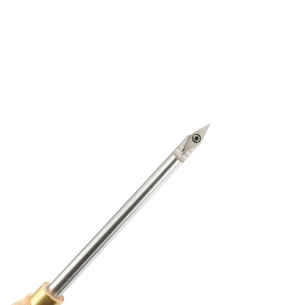 

Alloy Steel Lathe Wood Turning Tool Cemented Carbide Insert Wrench Cutter Tools Square Shank With Wood Handle Woodworking Tool